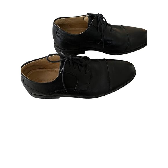Belvedere Men 13  Studio Oxford Shoes Duke Black Leather Cap Toe Brazil Classic‎ - Picture 9 of 12